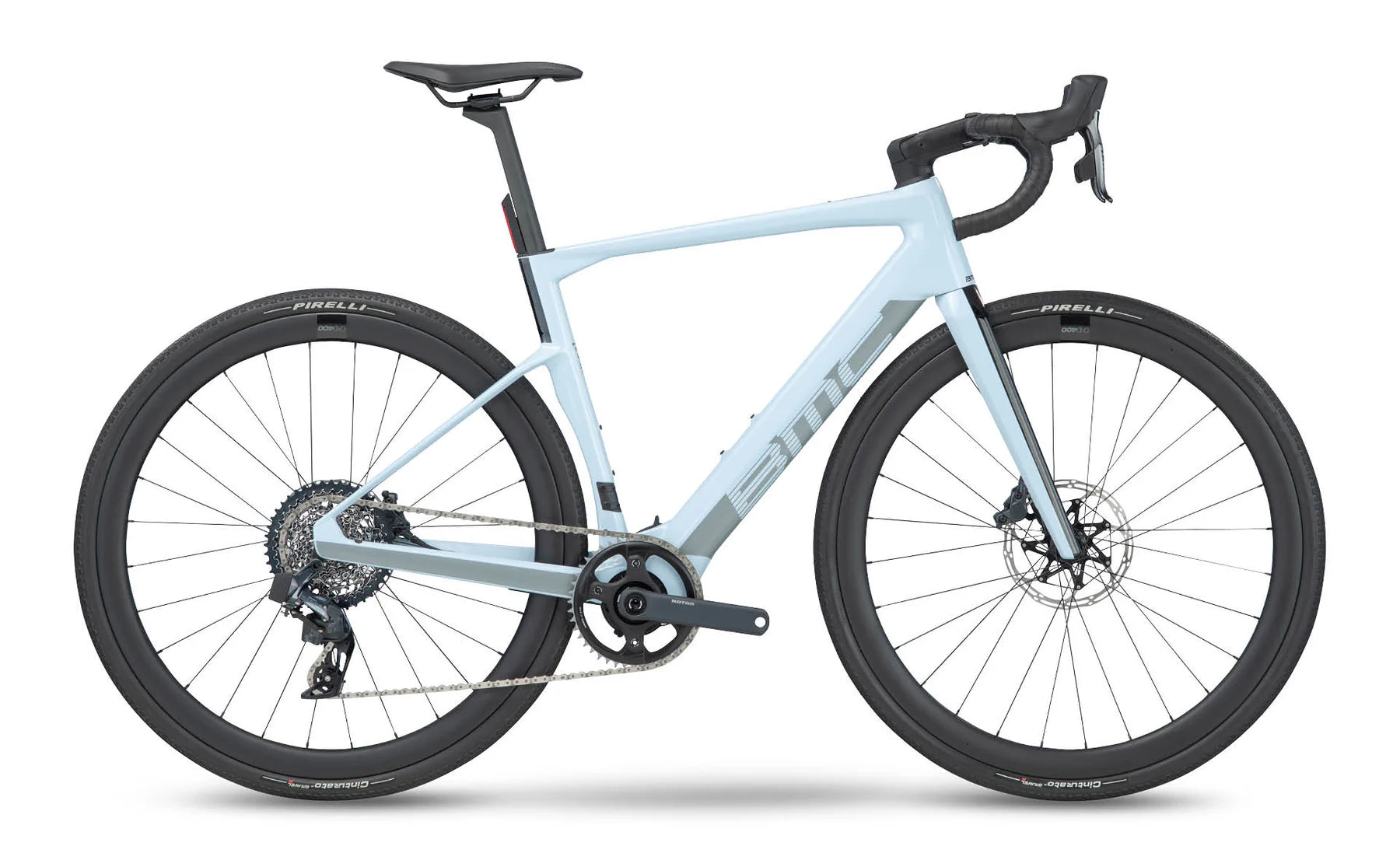 BMC Roadmachine 01 AMP X ONE ICE BLUE BLACK Größe: 61 cm