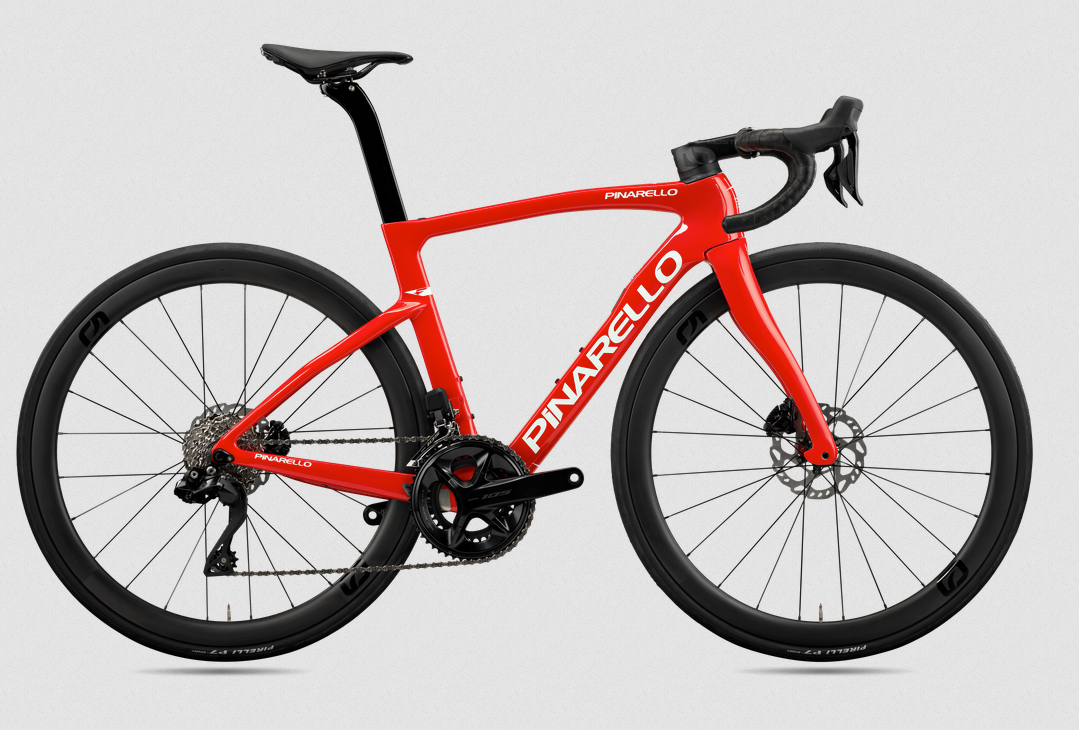 rennrad pinarello f10 F5 Disc Furious Red 2024w Speed Bike Nexus Gear Zuladung:15L