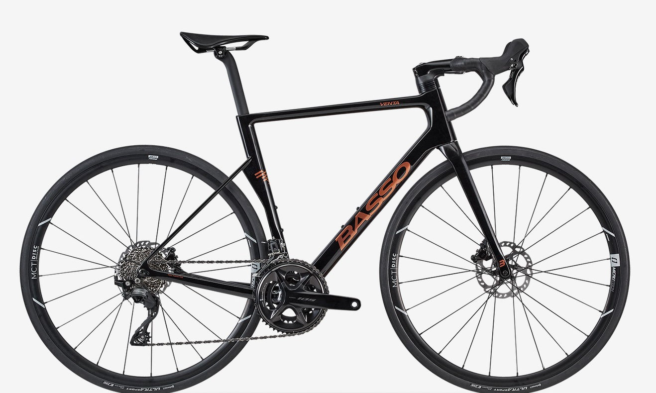 Basso Venta R Disc 105 R7100 12s magma black