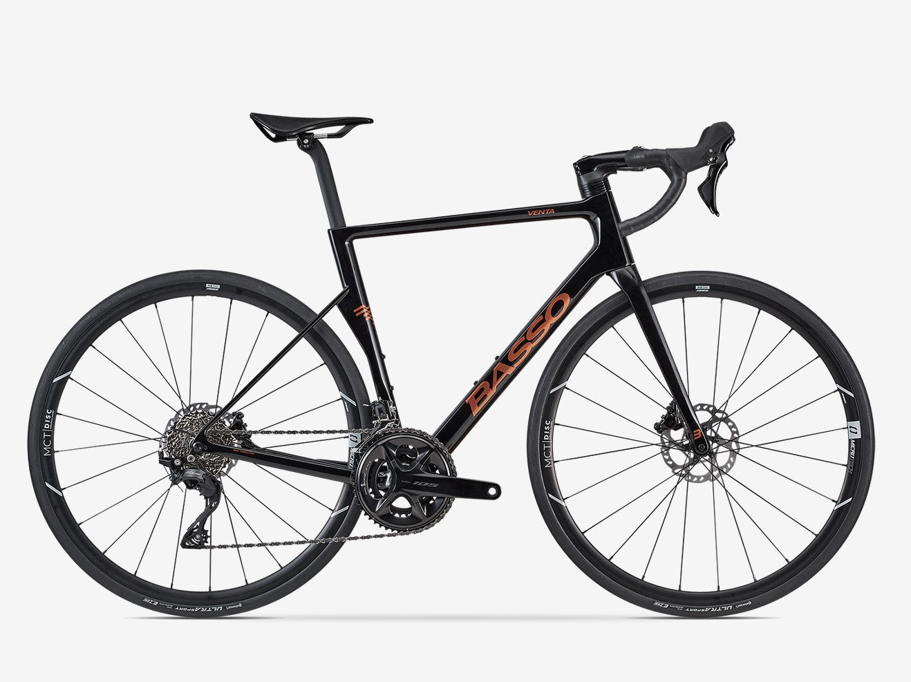 Basso Venta R Disc 105 R7100 12s magma black